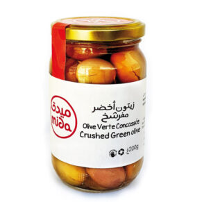 Olive verte concassée
